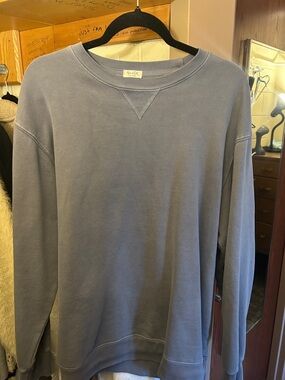 Brandy Melville Slate Blue Crewneck Sweatshirt